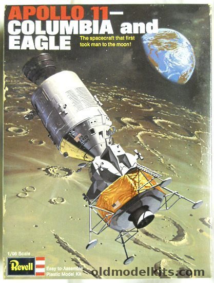 Revell 1/96 Apollo 11 Columbia and Eagle LEM / CM / SM, H1862 plastic model kit